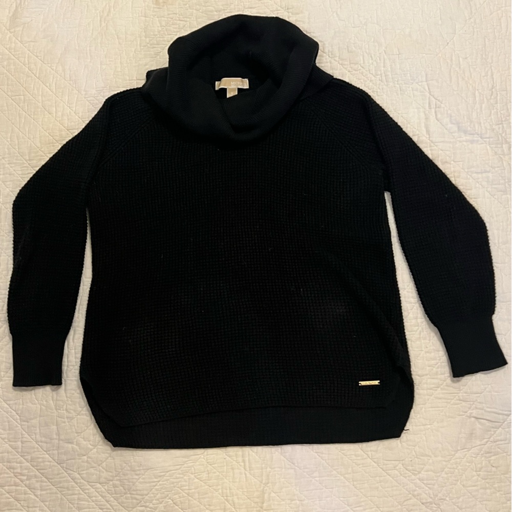 Michael Kors Black Cowl Neck Sweater